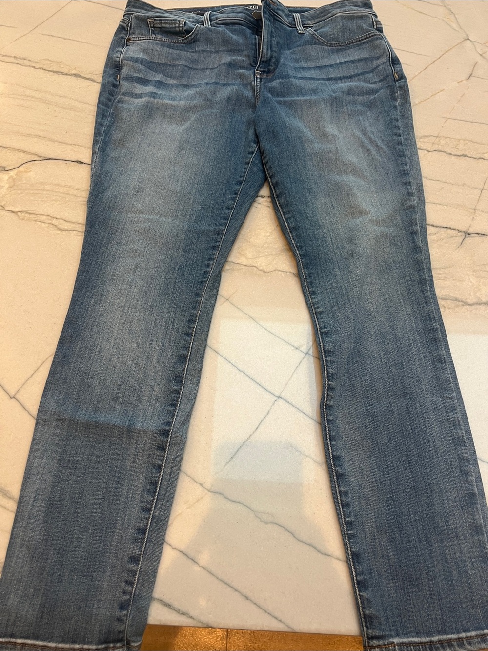 NYDJ Women’s Blue Slim Straight Jeans Size 14 Ami Skinny